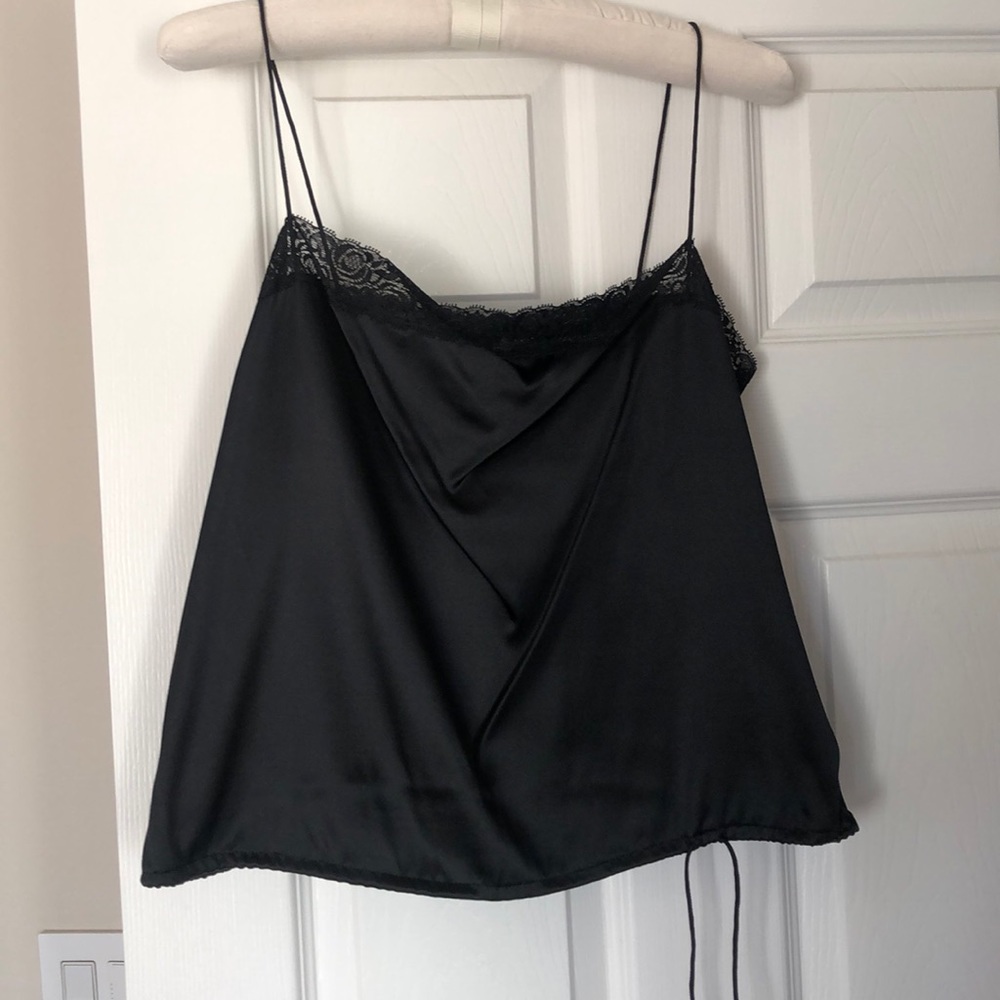 Black silk Theory camisole
